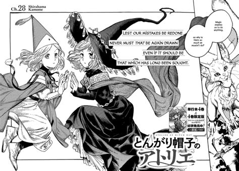 The white witch depicted in manga